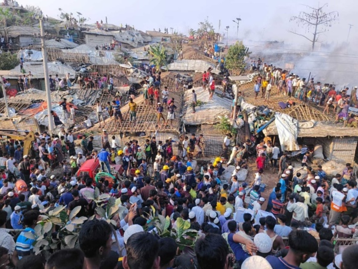 Bangladesh: Massive Fire Guts Rohingya Camp In Kutupalong, Leaves Thousands Homeless
