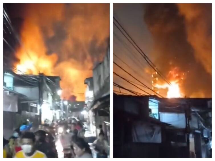 Indonesia Fire Accident 17 members died in fire accident Indonesia Fire Accident : எரிபொருள் சேமிப்பு கிடங்கில் பயங்கர தீ விபத்து... 17 பேர் உயிரிழப்பு...!