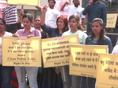 'Right To Pee':  Nagpur Citizen's Forum Protest Demanding More Public Toilets For Women — IN PICS