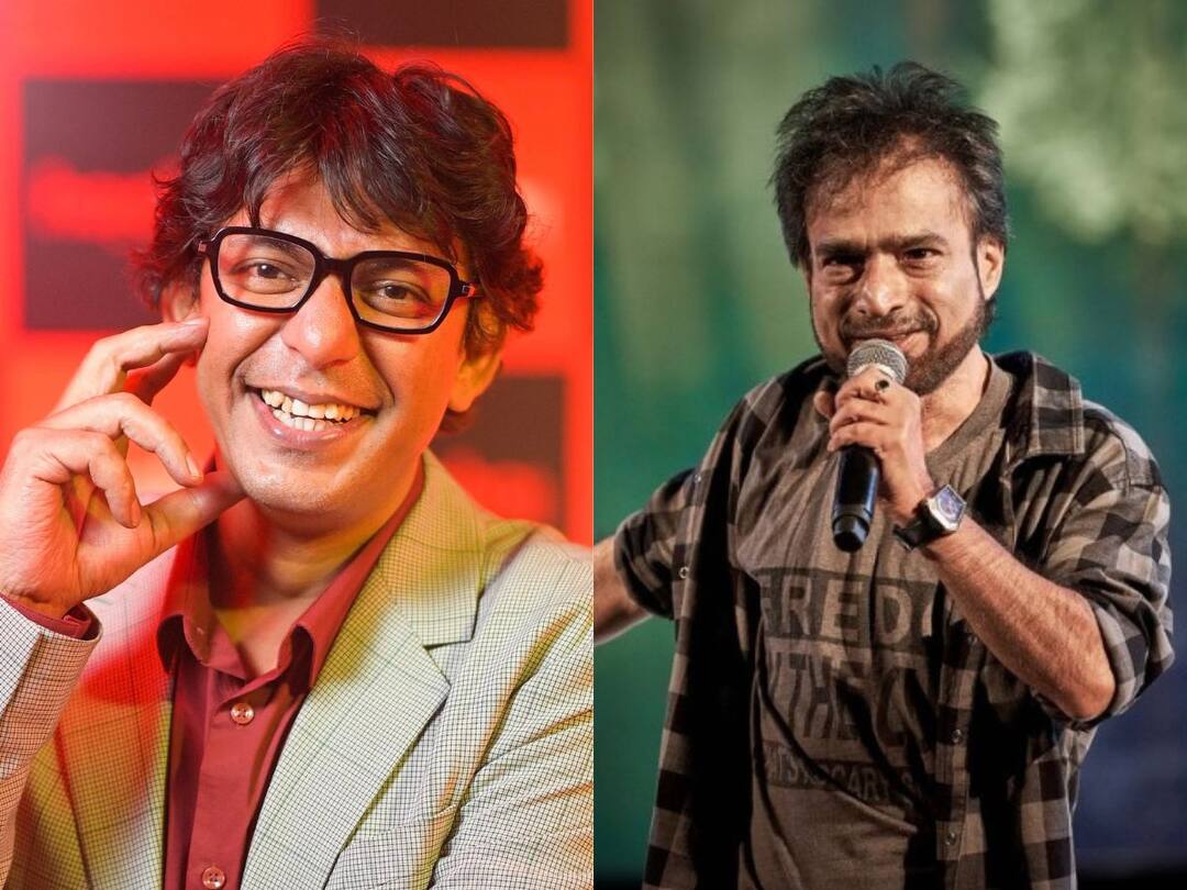 Chanchal Chowdhury and Nachiketa Chakraborty: চঞ্চল-নচিকেতা যুগলবন্দি, 'সাদা সাদা কালা কালা' গানে গলা মেলালেন দুই তারকা Chanchal Chowdhury and Nachiketa Chakraborty duet sing sada sada kala kala in kolkata video viral Chanchal Chowdhury and Nachiketa Chakraborty: চঞ্চল-নচিকেতা যুগলবন্দি, 'সাদা সাদা কালা কালা' গানে গলা মেলালেন দুই তারকা