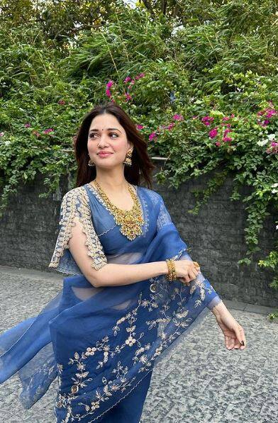 ਤਮੰਨਾ ਭਾਟੀਆ ਨੇ ਸਾੜੀ 'ਚ ਬਿਖੇਰਿਆ ਆਪਣਾ ਜਲਵਾ