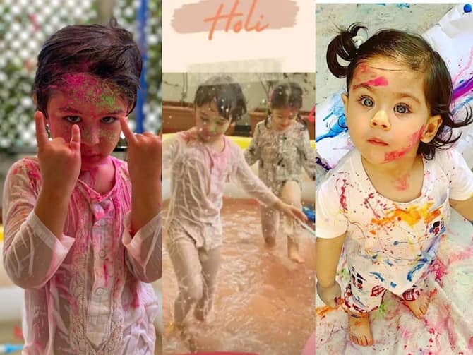 Bollywood Celebs Holi Party Celebration View Btown Holi Party Photos Songs Take A Taste |  These movie stars are dancing in the colors of Holi, one of B-Town's popular Holi parties