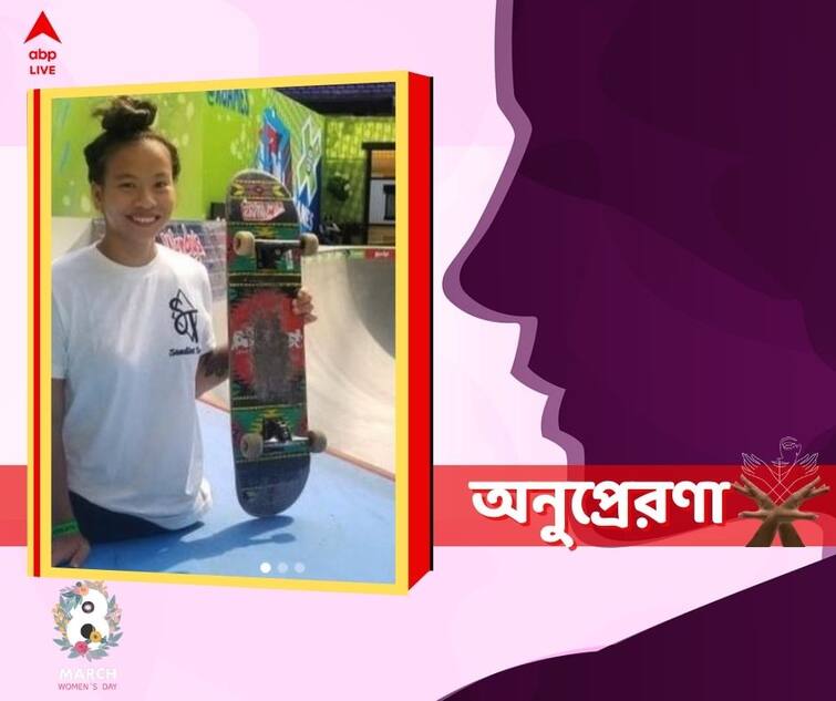 International Women's Day 2023, Kanya Sesser, Para athlete, actress, model, know the struggle of her life International Women's Day: পা নেই, তাতে কী? স্কেটবোর্ডে চেপে স্বপ্ন-উড়ান কানিয়ার