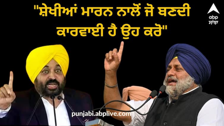 akali dal congress bjp slams bhagwant mann on law and order situation ਮੇਰੇ ਕੋਲ ਪਲ-ਪਲ ਦੀ ਜਾਣਕਾਰੀ ਕਹਿ ਕੇ ਕਸੂਤੇ ਫਸੇ CM ਮਾਨ, ਵਿਰੋਧੀਆਂ ਨੇ ਕਿਹਾ, ਸ਼ੇਖੀਆ ਨਾ ਮਾਰੋ ਕਾਰਵਾਈ ਕਰੋ