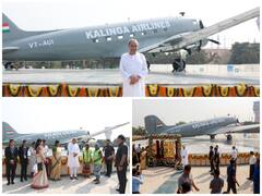 Odisha CM Unveils Biju Patnaik’s Iconic 'Dakota' Aircraft For Public Display — IN PICS