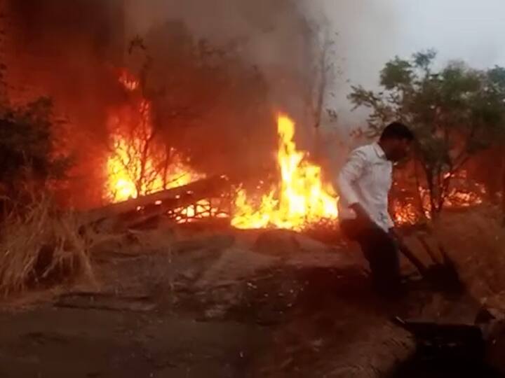 Sangli Fire News: सांगलीच्या कवठेमहाकाळ येथील महाकाली साखर कारखान्याच्या परिसरामध्ये भीषण आग लागली होती.