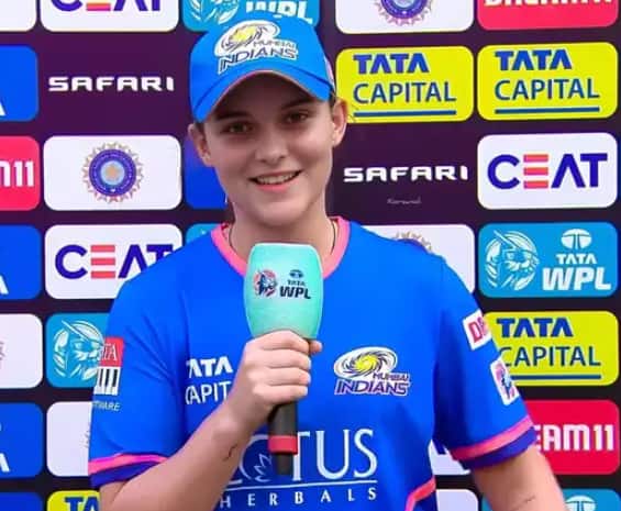Who is Amelia Kerr New Crush of Cricket Fans Mumbai Indians Women Team WPL 2023 MI Player Amelia kerr Amelia Kerr MI  : क्रिकेटप्रेमींची नवीन 'इंटरनॅशनल क्रश', WPLच्या पहिल्याच मॅचमध्ये 'या' खेळाडूवर खिळल्या नजरा, कोण आहे अमेलिया केर?