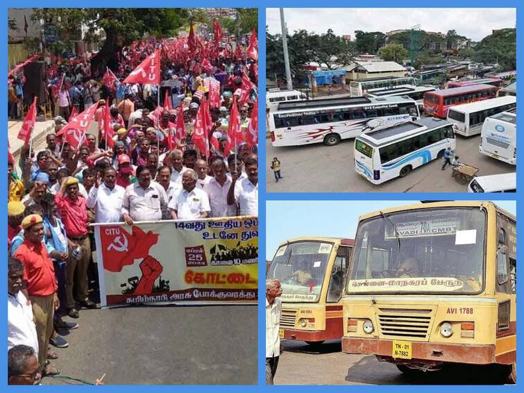 Chennai Government bus employees to go on strike against permission for private buses Bus Driver Strike: சென்னையில் தனியார் பேருந்துக்கு அனுமதி அளித்ததை கண்டித்து அரசு பேருந்து ஊழியர்கள் போராட்டம் அறிவிப்பு