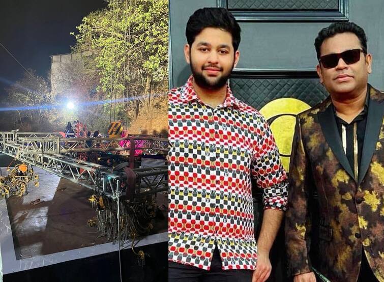 A R Rahman son A R Ameen escapes accident from set know full details AR Rahman Son: பெரும் விபத்து... நூலிழையில் உயிர் தப்பிய ஏ.ஆர்.ரஹ்மான் மகன் - நடந்தது என்ன?