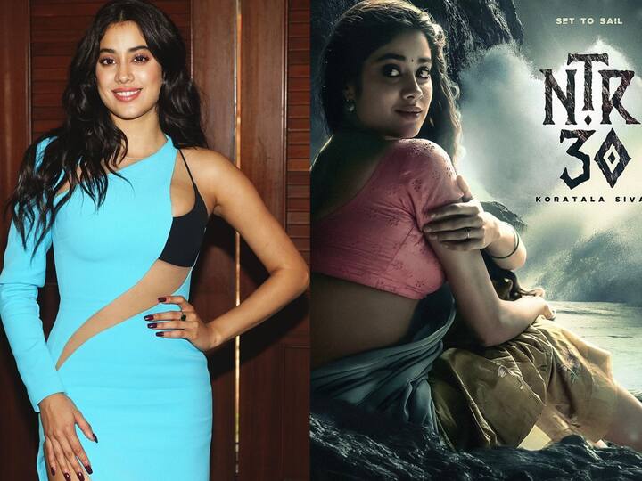 Janhvi Kapoor is going to be introduced in Tollywood opposite to Junior NTR in NTR 30 details HBD Janhvi Kapoor: முந்திக்கொண்ட டோலிவுட்.. தெலுங்கில் அறிமுகமாகும் ஸ்ரீதேவி மகள் ஜான்வி... என்.டி.ஆர் 30 அப்டேட் தந்த படக்குழு..