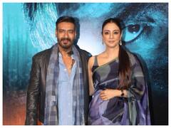 Ajay Devgn, Tabu At The Trailer Launch Of Bholaa - See Pics