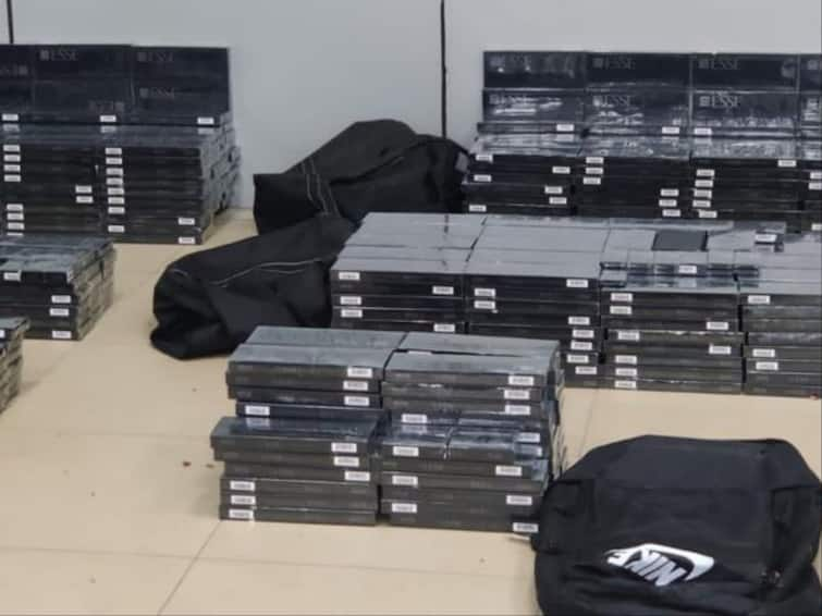 Amritsar Airport Authorities Seize 2.48 Lakh ESSE Cigarettes Worth Rs 28 Lakh, Probe Underway Amritsar Airport Authorities Seize 2.48 Lakh Cigarettes Worth Rs 28 Lakh, Probe Underway