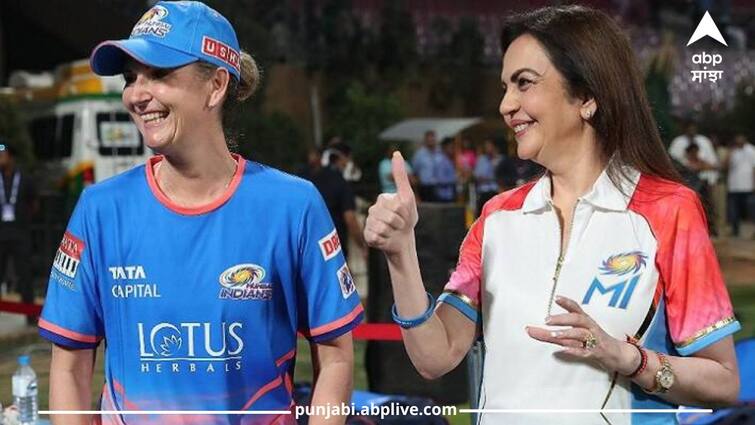 wpl 2023 nita ambani of mumbai indians says this will inspire girls to take part in sports WPL 2023: ਮੁੰਬਈ ਇੰਡੀਅਨਜ਼ ਦੀ ਮਹਿਲਾ ਟੀਮ 'ਤੇ ਖ਼ਰਚ ਕੀਤੇ ਗਏ ਇੰਨੇ ਕਰੋੜ, ਨੀਤਾ ਅੰਬਾਨੀ ਨੇ ਕਿਹਾ- ਲੜਕੀਆਂ ਨੂੰ ਮਿਲੇਗਾ ਹੌਸਲਾ