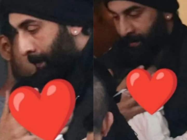 Ranbir Kapoor spotted hugging daughter Raha at the airport, picture of both will win your heart