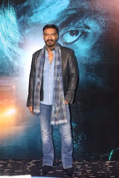 Ajay Devgn, Tabu At The Trailer Launch Of Bholaa - See Pics