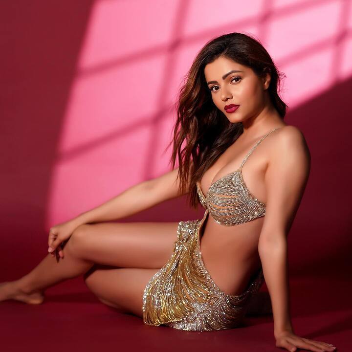 रुबीना दिलैक ने इस फोटोशूट के लिए रिवीलिंग शिमर ड्रेस पहनी थी. बोल्ड लिप्स और डेवी शीन मेकअप में वह बहुत ग्लैमरस लग रही थीं.