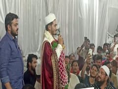 Sambhaji Nagar: अन् नवरदेव थेट नामांतराच्या विरोधातील उपोषणास्थळी पोहचला, पाहा फोटो