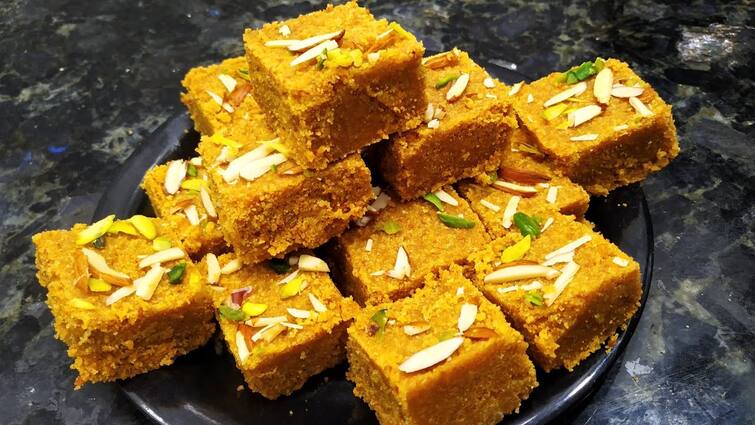 To know  recipe  of  delicious mohanthala at home Recipe:અંબાજીમાં મોહનથાળનો પ્રસાદ બંધ થવાની ચર્ચા વચ્ચે, જાણો,  ઘરે સ્વાદિષ્ટ  મોહનથાળ  બનાવવાની રેસિપી