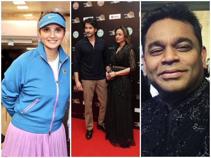 Sania Mirza: टेनिस लीजेंड सानिया मिर्जा ने हैदराबाद में अपने करियर को नम आंखों से फाइनल गुडबाय कह दिया. टेनिस स्टार के फेयरवेल पार्टी में  कई फिल्म सितारे भी मौजूद रहे.