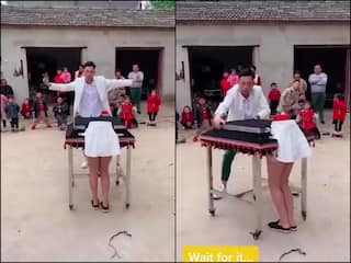 Magic Video: लड़की को काटने वाला जादू दिखा रहा था जादूगर, एक बंदे ने झटके में सारी पोल खोल दी