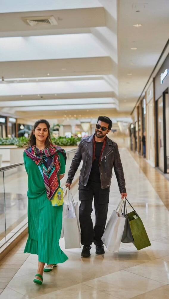 Ramcharan With Upasana | అమెరికా వీధుల్లో సరదా సరదాగా రామ్ చరణ్, ఉపాసన | RRR | ABP Desam