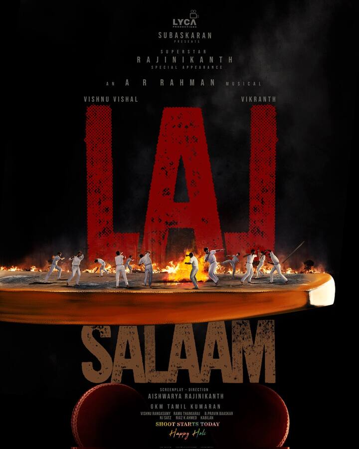 ஏ.ஆர்.ரஹ்மான் இசையமைக்கும் இப்படத்தின், ஷூட்டிங் இன்று தொடங்கியதாக விஷ்ணு விஷால் பதிவிட்டுள்ளார்.