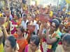 நத்தம் மாரியம்மன் கோவில் மாசி பெருந்திருவிழா - நேர்த்திக்கடன் செலுத்திய பக்தர்கள்