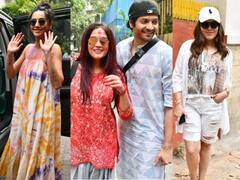 Javed Akhtar Holi Party: जावेद अख्तर की होली पार्टी में रंग जमाने पहुंचे ये पॉपुलर सितारे, स्टाइलिश लुक में दिखीं महिमा चौधरी