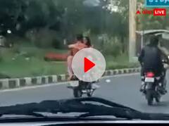 Watch: जयपुर में चलती बुलेट पर कपल के रोमांस का वीडियो वायरल, जांच में जुटी पुलिस