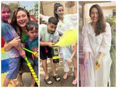 Holi 2023: होली के रंग में ऐसे रंगीं कपूर परिवार की बेटियां, तैमूर-जेह ने भी जमकर खेली होली