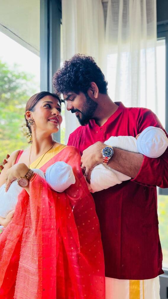 नयनतारानं सांगितली जुळ्या मुलांची नावं