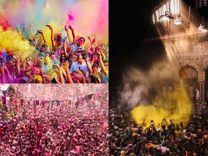 Holi 2023: கலர்ஃபுல்லான ஹோலி பண்டிகை நாடு முழுவதும் கொண்டாடப்பட்டு வருவதையொட்டி, எங்கெல்லாம் ஹோலியை விமரிசையாக கொண்டாடுகிறார்கள் தெரியுமா?