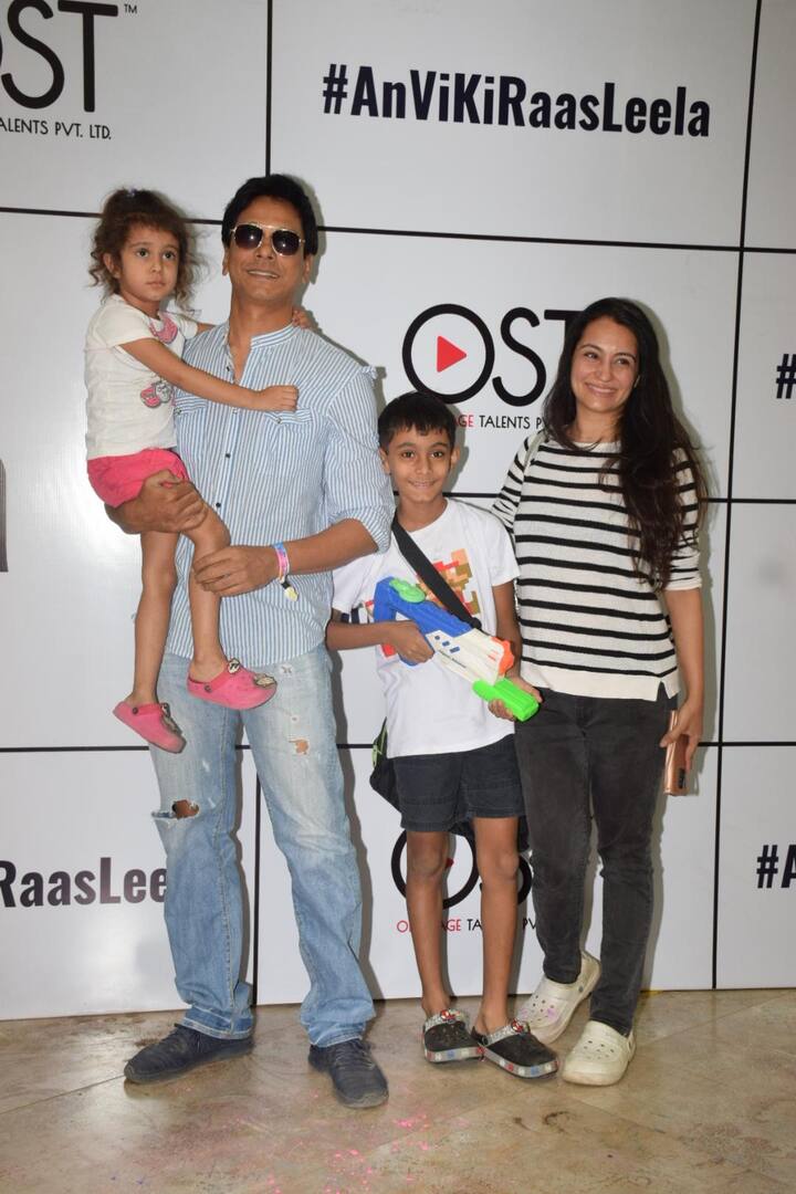 Tv actor Mahesh Shetty attended the event with wife Anisha Kapoor and kids.