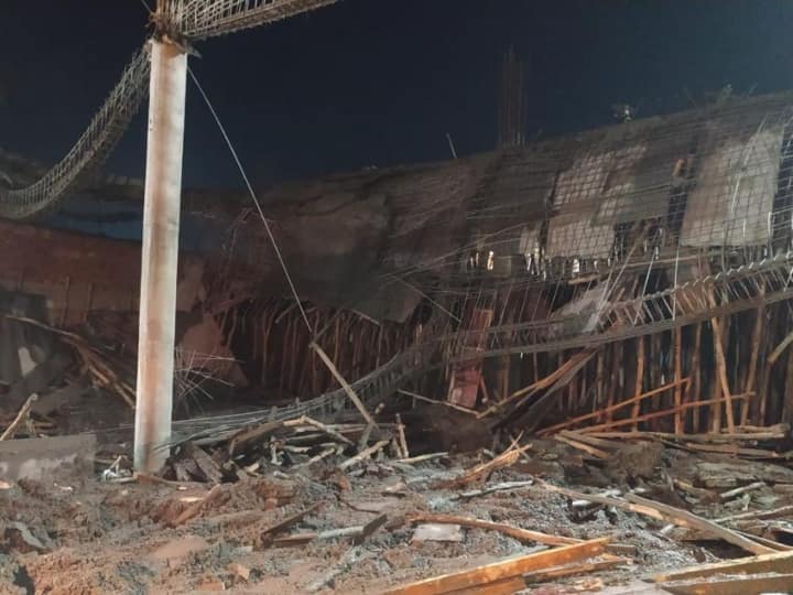 Sitapur police One died and 8 labourers got injured after shuttering of construction Parag Rusk factory collapsed Sitapur News: सीतापुर में छत की शटरिंग गिरने से दर्दनाक हादसा, एक मजदूर की मौत, कई घायल अस्पताल में भर्ती