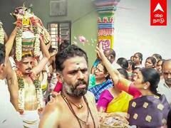 Durga Stalin : கலசம் சுமந்து வந்த சிவாச்சாரியார்கள்...பூ தூவி வரவேற்ற முதல்வர் மனைவி !