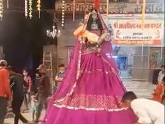 जोधपुर में राजस्थानी घूमर पर डांस करती हुई होलिका का दहन, इस तरह से किया था तैयार