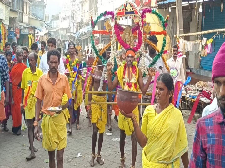 நத்தம் மாரியம்மன் கோவில் மாசி பெருந்திருவிழா - நேர்த்திக்கடன் செலுத்திய பக்தர்கள்