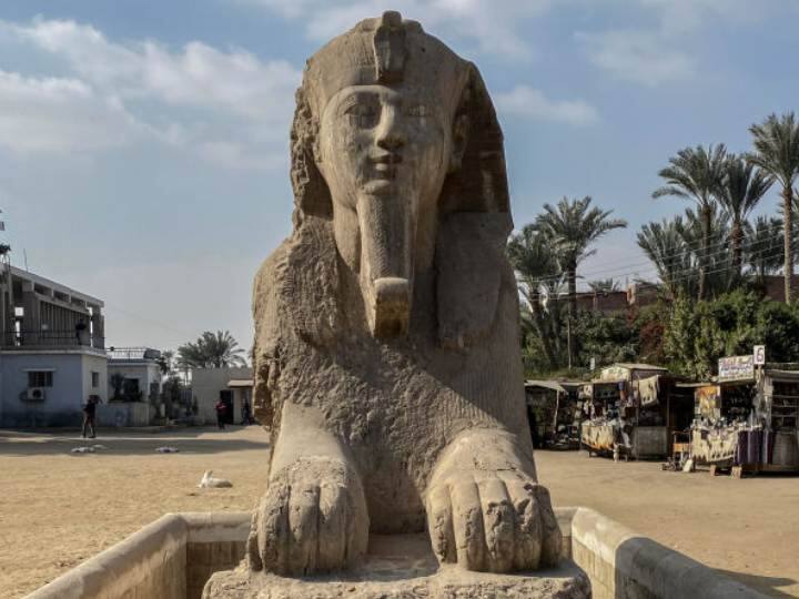 Sphinx Statue In Egypt: मिस्र में आर्कियोलॉजिस्ट ने स्फिंक्स के चेहरे की खोज की, सम्राट क्लॉडियस से संबंध होने के आसार Sphinx Statue found in Egypt by Archaeologists with smiley face dimple Sphinx Statue In Egypt: मिस्र में आर्कियोलॉजिस्ट ने स्फिंक्स के चेहरे की खोज की, सम्राट क्लॉडियस से संबंध होने के आसार