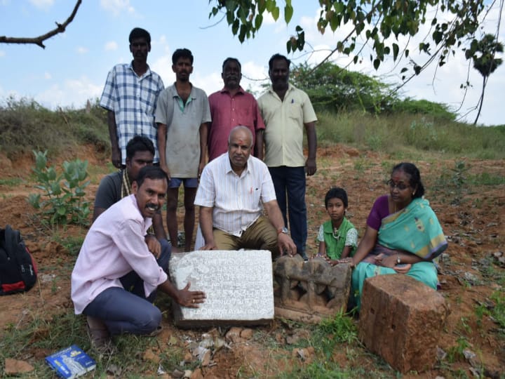 சிவகங்கை அருகே 13 ஆம் நூற்றாண்டு கல்வெட்டு கண்டுபிடிப்பு