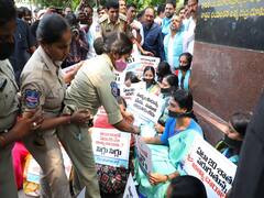 YS Sharmila Photos: వైఎస్ షర్మిల మౌన దీక్ష - బలవంతంగా అరెస్టు చేసిన పోలీసులు