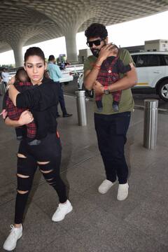 Nayanthara Kids: बच्चों का चेहरा छुपाती दिखीं नयनतारा, एयरपोर्ट पर फैमिल संग स्पॉट हुईं 'जवान' एक्ट्रेस, देखें फोटो