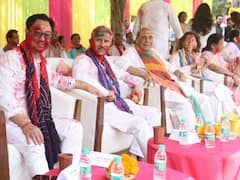 Union Ministers Rajnath Singh, Jaishankar, Rijiju Gather To Celebrate Holi — See Pics