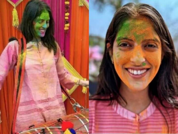 Navya Nanda shared video of celebrating Holi with people from 30 countries होली पर 30 देशों के लोगों के साथ Navya Nanda ने जमकर मचाया धमाल, ढोल बजाते हुए शेयर किया वीडियो