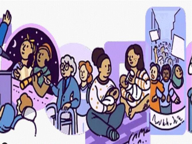 International Womens Day 2023 Google Doodle Celebrates Womens Day With  Theme Of Mutual Support