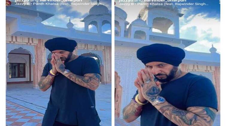 punjabi singer jazzy b pays obeisance at gurdwara sahib greets sangat on holla mohalla Jazzy B: ਜੈਜ਼ੀ ਬੀ ਨੇ ਹੋਲੇ ਮੋਹੱਲੇ ਦੀਆਂ ਦਿੱਤੀਆਂ ਪੰਜਾਬੀਆਂ ਨੂੰ ਵਧਾਈਆਂ, ਗੁਰੂਘਰ ਹੋਏ ਨਤਮਸਤਕ, ਸ਼ੇਅਰ ਕੀਤੀ ਵੀਡੀਓ