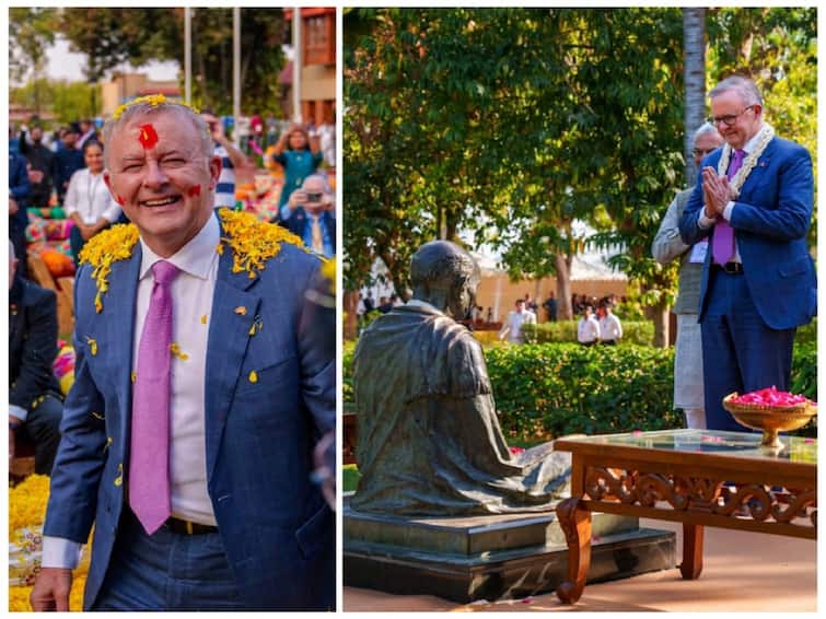 Australian PM Anthony Albanese Begins 4-Day India Visit With Holi Celebration, Sabarmati Visit Top Points Australian PM Anthony Albanese Begins 4-Day India Visit With Holi Celebration, Sabarmati Visit. Top Points