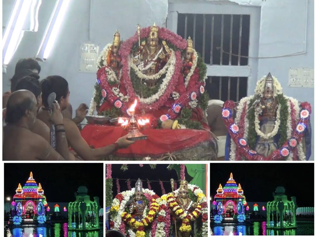 திருச்செந்தூர் சுப்பிரமணிய சுவாமி கோவில் மாசித் திருவிழா.. தெப்ப உற்சவம்.. திரளான பக்தர்கள் தரிசனம் Tiruchendur Subramania Swamy Temple Masi Festival-Theppa Utsavam-Sammy Darshan with large number of devotees திருச்செந்தூர் சுப்பிரமணிய சுவாமி கோவில் மாசித் திருவிழா.. தெப்ப உற்சவம்.. திரளான பக்தர்கள் தரிசனம்