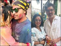 Holi 2023: अनुपमा-अनुज पर चढ़ा इश्क का रंग, रियल लाइफ पार्टनर के साथ रोमांटिक अंदाज में खेली होली