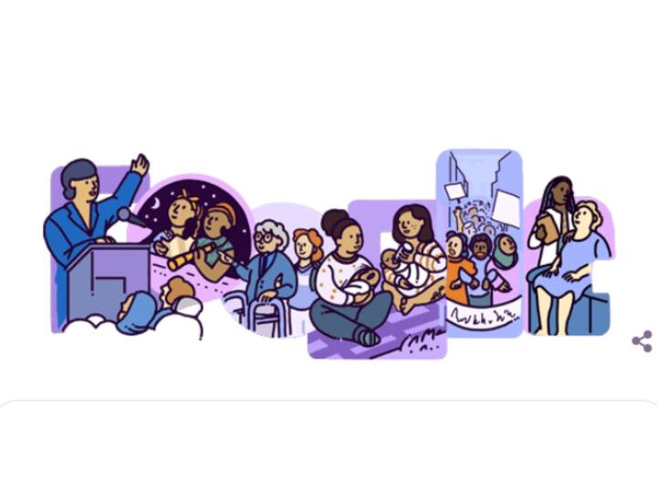 International Womens Day 2023 Google Doodle depicts many areas where women support each other International Women’s Day 2023: जागतिक महिला दिनानिमित्त गूगलचं डूडल; पाहा काय आहे खास?