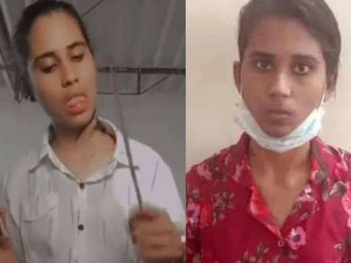 special forces to catch woman who posted video in instagram with weapons Reels tamannah Crime: வாயில் சிகரெட்.. கையில் கத்தியுடன் சிக்கிய ரீல்ஸ் தமன்னா... கைது செய்ய தனிப்படை தீவிரம்..!